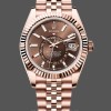 Mens Rolex Sky‑Dweller 42-m336935 0006, Everose Gold, Chocolate Dial Chocolate Dial Replica Watch Image
