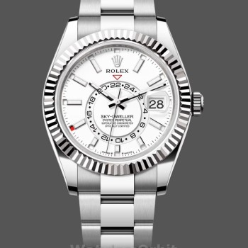 Unisex's Rolex Day Date 36-128236 0009, Fluted Bezel, Platinum Bracelet, Ice Blue