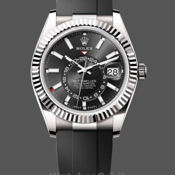 Men's Rolex Sky-Dweller 42-M336239 0002, White Gold, Black Dial, Men’s Black Dial