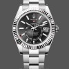 Mens Rolex Sky Dweller 42mm White Rolesor Black Dial M336934 0007 Mens Black Dial Replica Watch Image