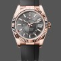Men's Rolex Sky‑Dweller 42-m336235 0004, Slate Dial, Oysterflex, Grey Dial