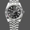 Mens Rolex Sky‑Dweller-m336934 0008, 42mm, Automatic, Jubilee, Black Dial Black Replica Watch Image