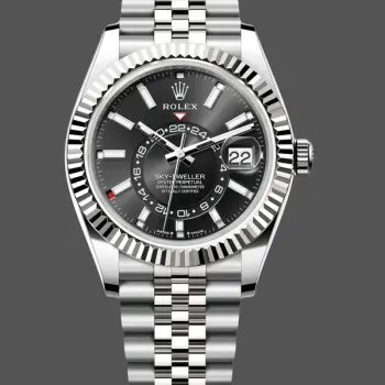 Men's Rolex Sky‑Dweller-m336934 0008, 42mm, Automatic, Jubilee, Black Dial Black