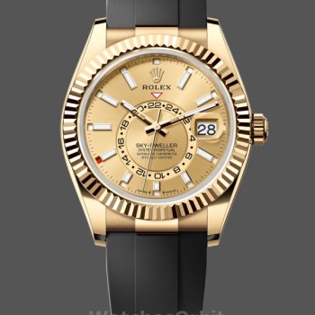 Men's Rolex Sky‑Dweller-m336238 0001, 42mm, Yellow Gold