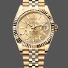 Mens Rolex Sky-Dweller 42mm Mens-m336938-0004-Yellow Gold-Champagne Dial Champagne Replica Image