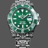 Mens Huckleberry Custom Rolex Submariner-Green, Custom Edition Green Replica Watch Image