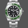 Mens Rolex Submariner 41mm Mens-126610LV-Green Bezel-Black Dial Black Replica Image