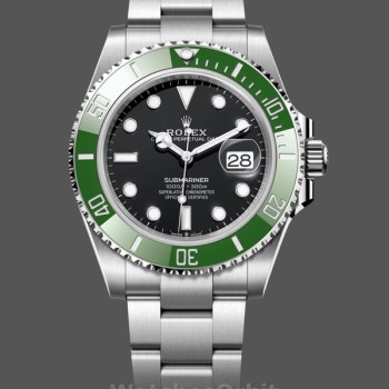 Men's Rolex Submariner 41mm Men's-126610LV-Green Bezel-Black Dial Black