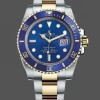 Mens Rolex Submariner Date 40mm Mens-116613LB-Two Tone-Blue Dial Blue Replica Image
