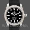 Mens Rolex Submariner 40mm Mens-116610-Black Dial-Rubber Strap Black Replica Image