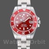 Mens Rolex Submariner 40mm Mens-116610-Stainless Steel-Red Dial Red Replica Image