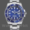 Mens Rolex Submariner 40mm Mens-116619LB-White Gold-Blue Dial Blue Replica Image