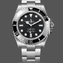 Men's Rolex Submariner 41mm Men's-124060-Oyster-Stainless Steel-Black Dial Black