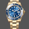 Mens Rolex Submariner 41mm Mens-126618LB-Yellow Gold-Blue Dial Blue Replica Image