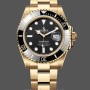 Men's Rolex Submariner 41mm Men's-126618LN-Yellow Gold-Black Dial Black