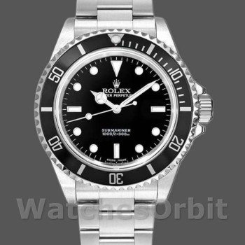 Men's Rolex Submariner 40mm Men's-14060M-Black Dial-Stainless Steel Case Black