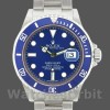 Mens Rolex Submariner 40mm Mens-16610-Stainless Steel-Blue Bezel-Blue Dial Blue&nbsp; Replica Image
