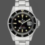 Men's Rolex Submariner 40mm Men's-1680-Stainless Steel Case-Black Dial Black