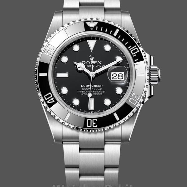 Mens Rolex Submariner 41mm Mens-126610LN-Oyster Perpetual-Submariner Date Black Replica Image