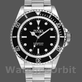 Men's Rolex Submariner 5513-40mm, Stainless Steel, Black Dial, Men’s Black
