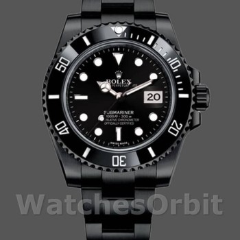 Men's Rolex Submariner Date 40mm Men's-116610LN-Black Dial-Black PVD/DLC Stainless Steel Black