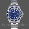 Mens Rolex Submariner Date 40mm Mens-116610LN-Custom Diamond-Stainless Steel-Blue Dial Blue Replica Image