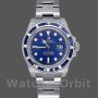 Men's Rolex Submariner Date 40mm Men's-116610LN-Custom Diamond-Stainless Steel-Blue Dial Blue