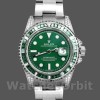 Mens Rolex Submariner Date 40mm Mens-116610LN-Custom Diamond-Stainless Steel-Green Dial Green Replica Image