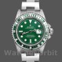 Men's Rolex Submariner Date 40mm Men's-116610LN-Custom Diamond-Stainless Steel-Green Dial Green