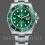 Men's Rolex Submariner Date 40mm Men's-116610LV-Stainless Steel-Oyster-Green Dial Green