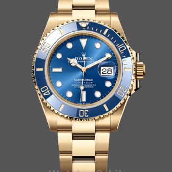 Men's Rolex Submariner Date 41mm Men's-116618LB-Blue Dial Blue
