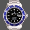 Mens Rolex Submariner 40mm Mens-16610-Blue Ceramic-Black Dial Black Replica Image