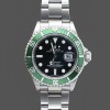 Mens Rolex Submariner 40mm Mens-16610LV-Stainless Steel Oyster-Black Dial Black Replica Image