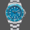 Mens Rolex Submariner Date 41-Turquoise, Goldsmith & Complications, Blue Dial Replica Watch Image