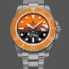 Mens Rolex Submariner DIW Persimmon Orange with Black Ceramic Dial and Orange Bezel Orange / Black Replica Watch Image