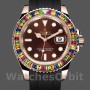 Men's Rolex Yacht‑Master-116695, 40mm, Black Rubber Strap, Brown Dial, Men’s Brown