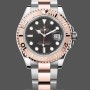 Men's Rolex Yacht‑Master 126621-40mm, Everose Gold, Black Dial, Men’s Black