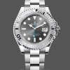 Mens Rolex Yacht‑Master 126622-40mm, Platinum Bezel, Dark Rhodium Grey Dial, Men’s Rhodium Grey Replica Watch Image