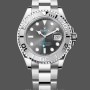 Men's Rolex Yacht‑Master 126622-40mm, Platinum Bezel, Dark Rhodium Grey Dial, Men’s Rhodium Grey