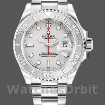 Men's Rolex Yacht-Master 40mm Men's-16622-Silver Dial Silver