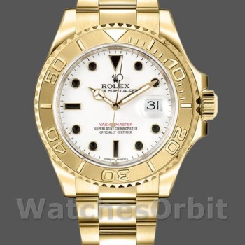 Men's Rolex Yacht-Master 40mm Men's-16628-White Dial White
