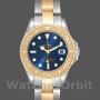 Women's Rolex Yacht-Master 29mm Women's-169623-Steel & Yellow Gold-Blue Dial Blue