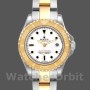 Women's Rolex Yacht-Master 29mm Women's-169623-Steel & Yellow Gold-White Dial White