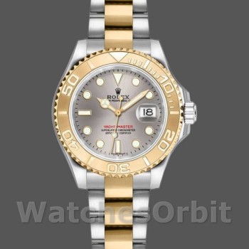 Women's Rolex Yacht-Master 29mm Women's-169623-Two Tone White