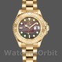 Women's Rolex Yacht-Master 29mm Women's-169628-Yellow Gold-Black MOP Dial MOP