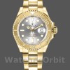 Women's Rolex Yacht-Master 29mm Women's-169628-Yellow Gold-Grey Dial Grey