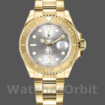 Women's Rolex Yacht-Master 29mm Women's-169628-Yellow Gold-Grey Dial Grey