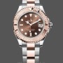 Unisex's Rolex Yacht-Master 37mm Unisex-268621-Everose Bezel-Chocolate Dial Chocolate