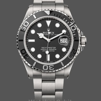 Men's Rolex Yacht-Master-226627 0001, 42mm, Titanium, Black Dial, Men’s Black