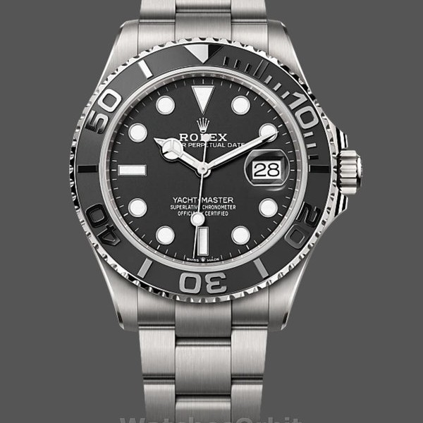 Mens Rolex Yacht-Master-226627 0001, 42mm, Titanium, Black Dial, Men’s Black Replica Watch Image